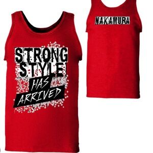 WWE Shinsuke Nakamura Men tank top Sz MD